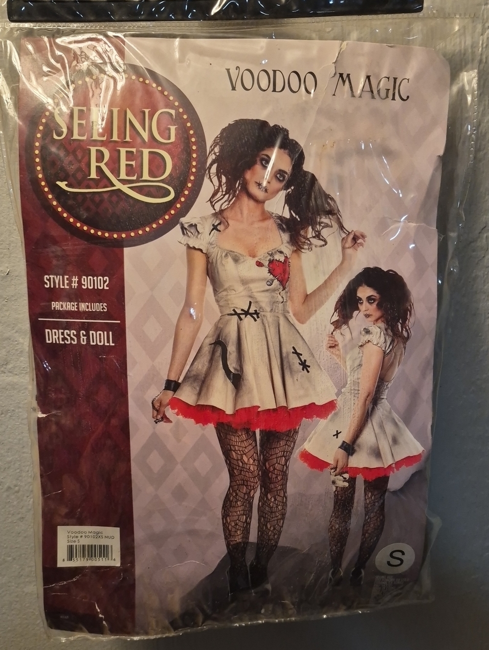 Seeing Red Costume Voodoo Magic Size Small Teen